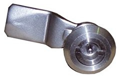 Schloss für Schaltschrank, Metallschrank, Edelstahl 304, Doppelbart 3mm