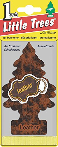 MAGIC TREE LITTLE TREE LEATHER FRAGRANCE CAR AIR FRESHENER PACK OF 3
