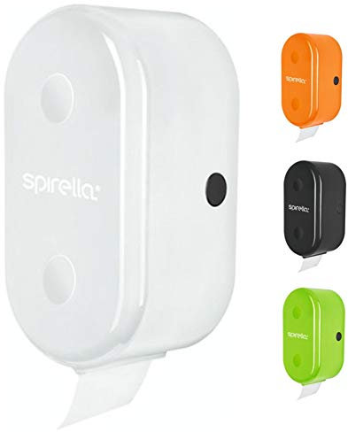 Spirella WC Rollenhalter + Ersatzrollenhalter Cube zum kleben oder Bohren Weiss