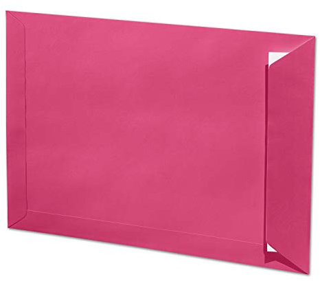 ARTOZ 10x DIN C4 Umschläge mit Haftklebung - ungefüttert 324 x 229 mm Fuchsia-pink (Rosa) Briefumschläge ohne Fenster - Serie 1001