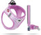 Vest Harness Air-Mesh Pink-Circles S & Leash M
