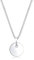 Elli Halskette Damen Plättchen Anhänger Basic Geo Look in 925 Sterling Silber