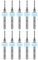 sourcing map PCB Drill Bits 1.2mm Tungsten Carbide Rotary Tool Jewelry CNC Engraving Print Circuit Board Micro Drill Bits 1/8 Inch Shank 10 Pcs