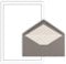 150x Trauerbrief A4 mit Umschlag Din Lang 22 x 11 cm - grauer Trauerrand - zeitloses schlichtes Design - Premium Qulität für Traueranzeigen - Trauerdanksagung - Trauerpost