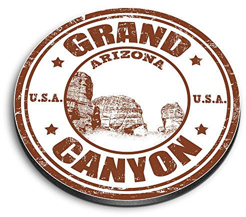 1 x Round MDF Magnet - Grand Canyon Arizona USA 4704