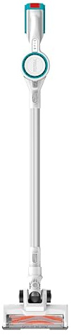 TOTAL - Kabelloser Staubsauger | Zyklon-Technologie mit 120 W | Saugdruck über 9 kPa | Ergonomischer Griff & ausziehbarer Stiel | 800 ml Tank, Bunt, Akku