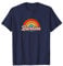 Burton Michigan MI Vintage Rainbow Retro 70er Jahre T-Shirt