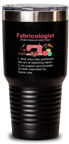 30oz Tumbler in acciaio inox isolatoFunny Fabricologo