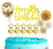 Tortendeko 18 Geburtstag Mädchen Junge,16 Stück Glitzer 18. Geburtstagstorte Topper,Gold Cake Topper Deko 18 Geburtstag,Happy 18th Birthday Kuchendeko Luftballons für 18. Geburtstag Party Kuchen Deko