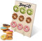 Donatsständer, Donut Wand, 40 x 30cm Donuts Ständer, mit 9 Stäbchen, Hölzern Donut Wall Geeignet für Hochzeit Geburtstagsfeier Jubiläum Restaurant Desserttisch