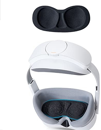 Szaerfa Objektivabdeckung für PICO 4, Staubdichter Schutz für VR-Brille, Hochwertiges EVA-Material, Schwarz