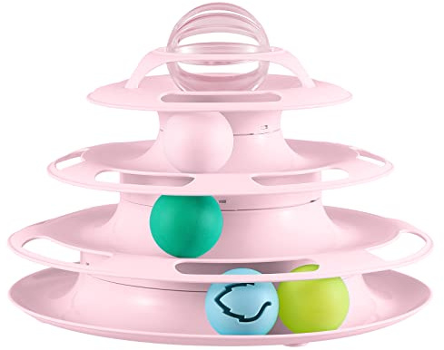 Tech Traders Cat Roller Ball Toy Interactive Exercise Toy