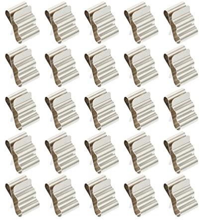 Hemobllo 60 Stück 301 Photovoltaik-Kabelklemme Kabelbaumklemmen Drahtklammern für Solarpanel Kabelklemmen Kabelhalter für Solaranlagen Kabelclip Kabelmanagement für PV-Module Drahtklemme