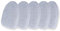 Bryquelin 5 Pcs Cleaning Tub and Tile Scrubber Brush Refill Replacement Head Scrub Sponge, Scouring Head Pads Refill for Extendable Tub Tile Shower Scrubber for Cleaning Non-Scratch