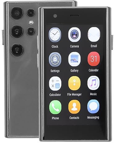 S23 Pro Super Mini Smartphone para Niños, Teléfono Móvil de Red 3G Desbloqueado Android 8.1, 2 GB RAM 16 GB ROM, LCD 3.0, Cámara HD, Ranura para Tarjeta SIM Dual, WiFi Bluetooth