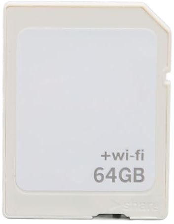 WiFi-Sharing-Speicherkarte für DSLR-Kamera, Class10-Speicher mit Großer Kapazität, Kabellose SDHC-WiFi-Flash-Speicherkarte für Digitalkamera (64 GB)