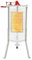 Essoreuse à miel 2 cadres Extracteur de miel manuel Équipement Acrylique Essoreuse en nid d'abeille Manivelle Tambour Pro Apiculture Apiculture Centrifugeuse Équipement pour apiculteurs