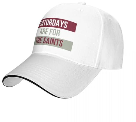 Basecap Samstage sind für die Saints – Aquinas College Baseball Cap Snap Back Hat Strandhut Hüte Herren Damen