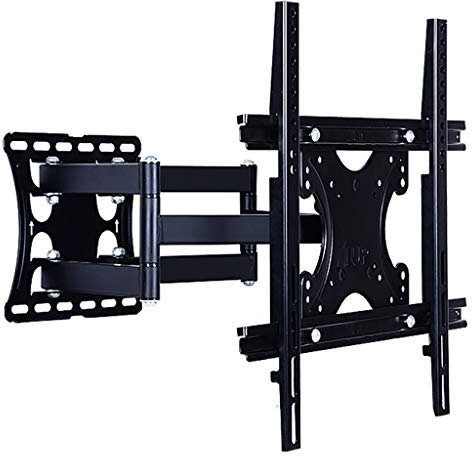 TV Stand Rotating LCD TV hanger, universal wall hanger, telescopic rotating TV bracket, freely retractable 90 degrees left and right, suitable for 32-55 inch TV