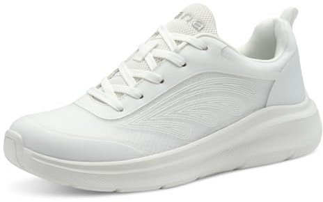 Jana Damen 8-23910-43 Sneaker, Weiß, 39 EU