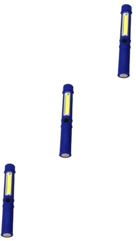 Uonlytech 3 Stücke Leichte Cob Taschenlampe Tragbare Inspektion Licht Mit Clip Für Auto Reparatur Camping Radfahren Notbeleuchtung