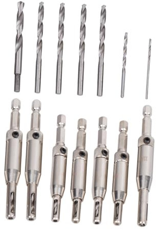 Hemobllo 8 1 Holzplatten Bohrer Die Anzug Lampenschirm aus Rattan Tische aus Holz Werkzeuge zur Dachrinnenreinigung Ecken des Bildschirmrahmens Sperrholz egozentrisch bohren einstellen