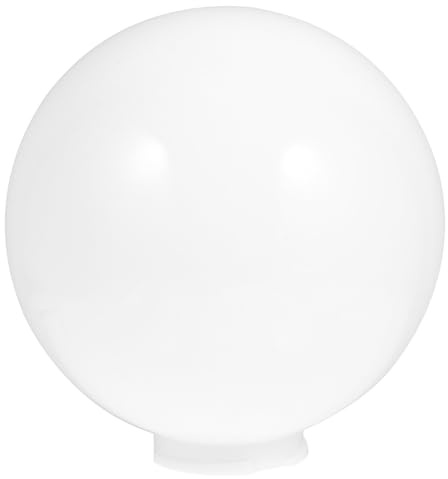 HOLIDYOYO Lampenschirm Ersatz Aus Stoff Kugelform 25.00 cm Für Kronleuchter Wandlampe Und Tischlampe Runde Lampenabdeckung Für Wohn- Und Esszimmer
