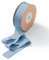 CHUQING Geschenkband Grau Blau 25mm x 23 M Dekoband Seidenband Geschenk Schleifenband Blau Breit Stoffband für Hochzeit