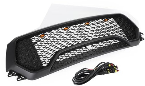Artudatech Honeycomb Front Upper Hood Grille Compatible with Dodge Ram 1500 2019-2022