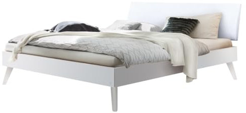 Hasena Trento Bett Pesaro 25 weiß deckend Kopfteil weiß 160x200
