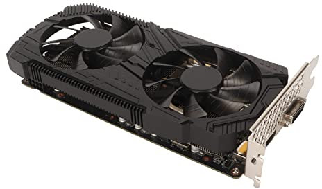 Yctze Desktop-Gaming-Grafikkarte – RTX 2060 Super 8 GB GDDR6 256 Bit, PCIE 3.0, Zwei Lüfter, DVI, 1470 MHz 7000 MHz für Computerspiel-Enthusiasten