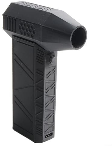 Zilimontt Turbo,Jet Dry Mini Blower Compressed Air Duster,130000RPM Jet Hair Dryer, Powerful Fan Turbine Powered Cordless Mini Blower Air Duster