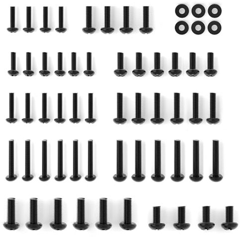 TV Bracket Screws for LG TV Stand Screws Includes M4, M5, M6 Screws, Washers for Most LG 27 32 43 49 50 55 60 65 70 75 86 TV Legs Screws TV Stand Mounting Hardware Kit for LG