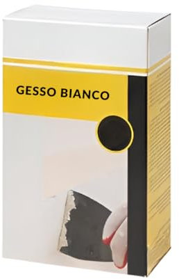 Gesso Bianco 1 KG - Scagliola Gesso Bianco a Presa Rapida per Fissaggio e Lavori in Casa, Fai da Te e Riparazioni - Made in Italy, Facile Applicazione e Alta Resistenza