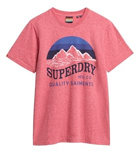 Superdry Herren Locker geschnittenes, klassisches Great Outdoors T-Shirt