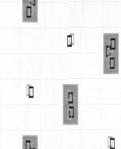 BHF FD13760 Ceramica Apollo Kitchen and Bathroom Wallpaper - Silver/Black
