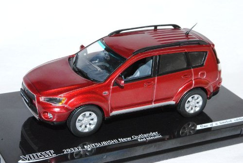 VITESSE Mitsubishi Outlander Rot Metallic Ab 2010 Cw0w 2. Generation 1/43 Modell Auto Modellauto