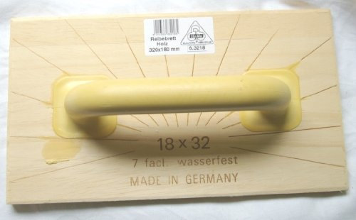 HaWe 63218 Abachi-Reibebretter 32 x 18 cm