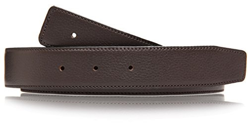 Erdi Ünver Brauner Wendegürtel in echt Leder für Herren & Damen 4 cm Breiter Gürtel in Braun (110 cm)