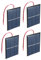 Satz von 4 Stück NUZAMAS 1.5V 0.65W 60X80mm Mikro-Mini-Solar-Panel-Zellen für Sonnenenergie, Heimwerken, Wissenschaft Projekte - Spielzeug - Akku-Ladegerät