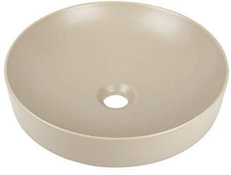 AquaSu Aufsatzwaschtisch Corvo 40 cm I Waschbecken I Waschschale I Cappuccino