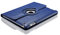 Frmarche Rotatif Housse pour iPad Pro 9.7 Pouces Deluxe 360 Degrés Smart Coque de Protection Simili Cuir Coque Cover et Case en Cuir (Bleu)