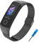 SenMore Kompatibel mit für Honor Band 5 Honor Band 4 Armband, Ersatzband Wasserdicht Edelstahl Replacement Wrist Strap Armband Zubehör für Honor Band 4 Honor Band 5 (kein Host)