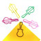 Egurs Büroklammern 24pcs Bunt Gitarre Form Deko Paperclip Briefklammern