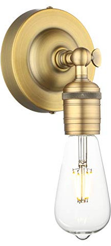 Phansthy Loft-Wandlampe Vintage Industrie Wandleuchte Wandbeleuchtung Schicke schlichte Wandleuchte Industrial Style (antike Farbe)
