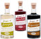 Tris di grappe valdostane aromatizzate assortite bottiglie da 70cl (Da consumare con moderazione)