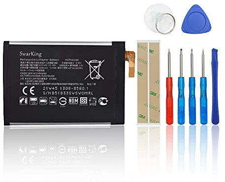 SwarKing Batterie de Remplacement Compatible avec Sony Xperia XA1 Plus/XA2 Ultra LIP1653ERPC avec Toolkit