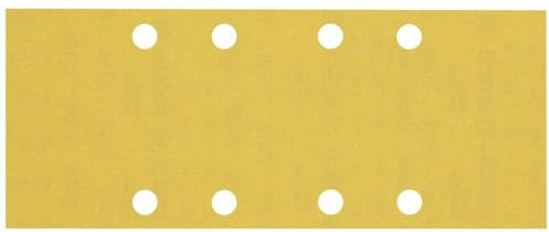Bosch 10x EXPERT C470 Schleifblatt mit 8 Löchern (für Farbe auf Holz, Hartholz, Ø 93x230 mm, Körnung 240, Professional Zubehör Schwingschleifer)