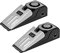 Fuers Door Stop Alarm, 2-Pack Portable Wedge-Shaped Door Security Stopper Alarm with Non-Slip Rubber, 125dB Siren Adjustable Sensitivity Lightweight, Suitable for Home Hotel Intruder Alert Detection
