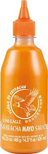 Uni-Eagle Chili Sauce Sriracha Mayo – würzig scharfe Mayocreme mit leckeren Chilies – 1 x 460 g